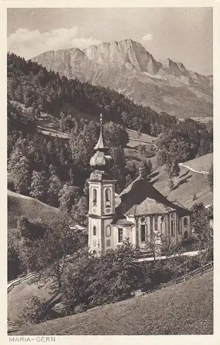 Maria Gern mit Untersberg nahe Berchtesgaden ngl E7546