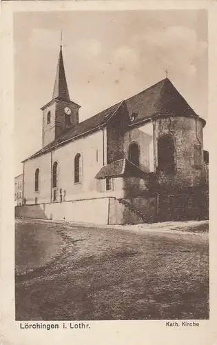 Lörchingen i.Lothr., Kath.Kirche feldpgl E9185