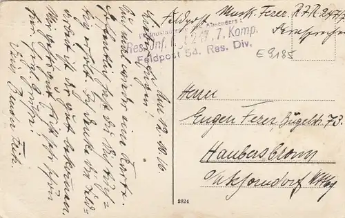 Lörchingen i.Lothr., Kath.Kirche feldpgl E9185