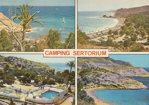 Villajoyosa (Alicante) Camping Sertorium, Mehrbildkarte ngl E5957