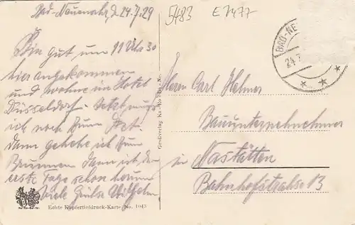 Bad Neuenahr, der große Sprudel gl1929 E7477