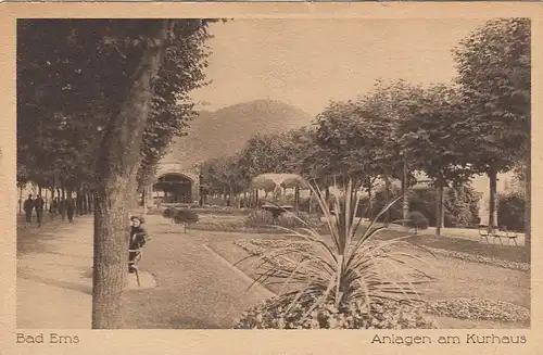 Bad Ems an der Lahn, Anlagen am Kurhaus ngl E9247