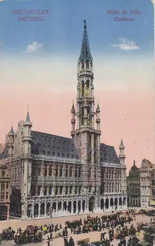 Bruxelles, Hôtel de Ville feldpgl1915 E9274