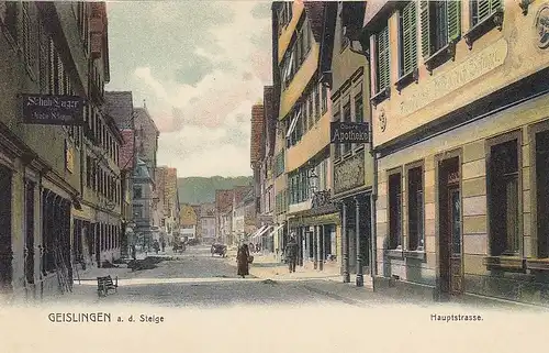 Fünftälerstadt Geislingen (Steige), Hauptstrasse ngl F1825