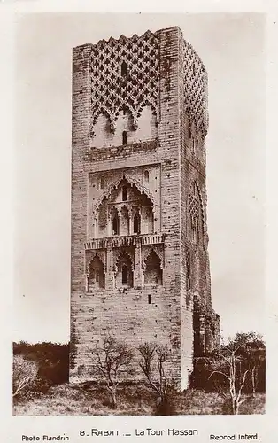 Marokko, Rabat, La Tour Hassan ngl E9284