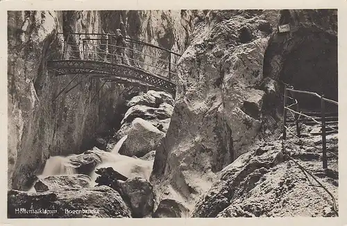 Höllentalklamm bei Garmisch-Partenkirchen, Bogenbrücke ngl E6068
