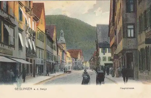 Fünftälerstadt Geislingen (Steige), Hauptstrasse ngl F1926