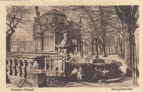 Dresden-Altstadt, Zwingerpavillon glum 1915? E8371