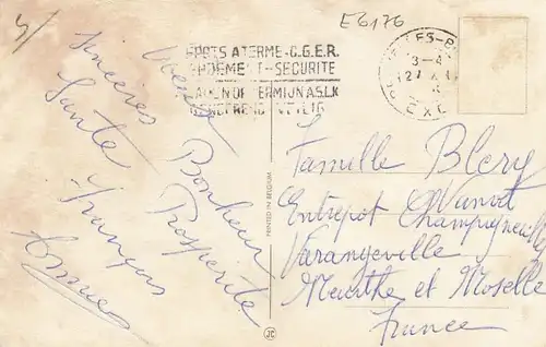 Bonne Année mit Pferdekutsche glum 1910? E6176