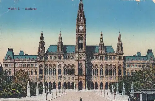 Wien, Rathaus feldpgl1916 E7781