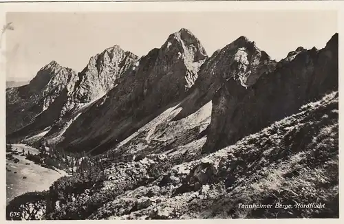 Tannheimer Berge, Nordflucht, Tirol gl1937? E7770