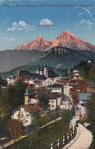 Berchtesgaden mit Watzmann gl1916 E6079