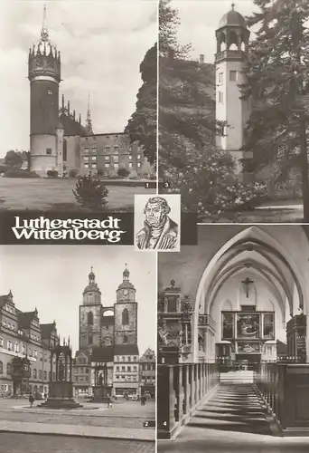 Lutherstadt Wittenberg, Mehrbildkarte ngl E7839