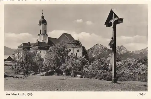 Die Wies Wallfahrtskirche des Prämonstratenserklosters Steingaden gl1953? E9506