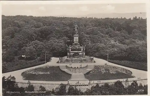 Nationaldenkmal a.d.Niederwald bei Rüdesheim a. Rhein gl1933 E8485