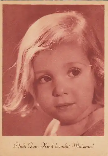 Ich bin ein Maizena-Kind nglWerbekarte E9551