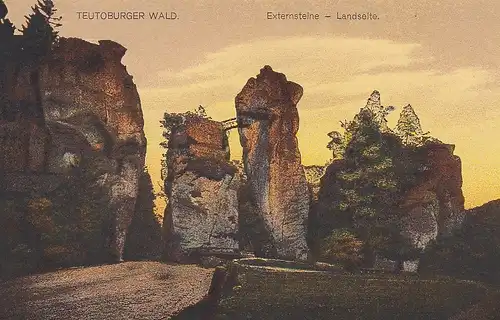 Externsteine im Teutoburger Wald, Landseite ngl E6113