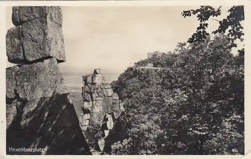 Bodetal im Harz, Hexentanzplatz gl1930 E6121