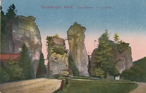 Externsteine im Teutoburger Wald, Landseite ngl E6129