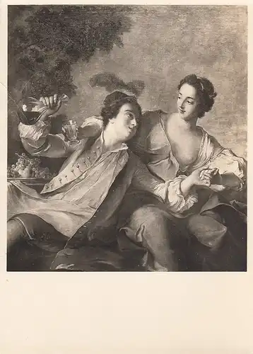 Schule des JEAN MARC NATTER, Trinkendes Paar ngl E6147