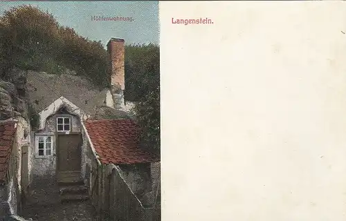 Langenstein mit Höhlenwohnung ngl E8572