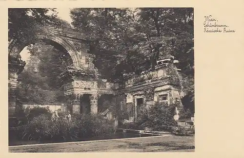 Wien, Schönbrunn, Römische Ruine ngl E5833