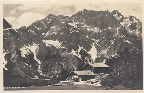 Unterkunftshütte Griesalm mit Hochkalter ngl E8495