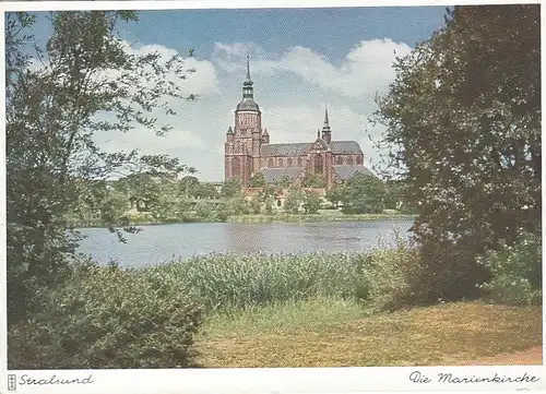 Stralsund, Marienkirche glum 1930? E8586