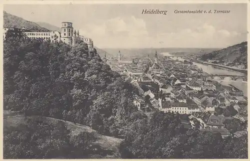 Heidelberg, Blick von der Terrasse ngl E7931