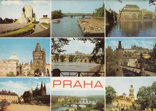 Praha, Mehrbildkarte ngl E6462