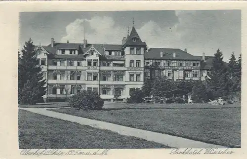 Oberhof (Thür. Wald) Parkhotel Wünscher ngl E6245