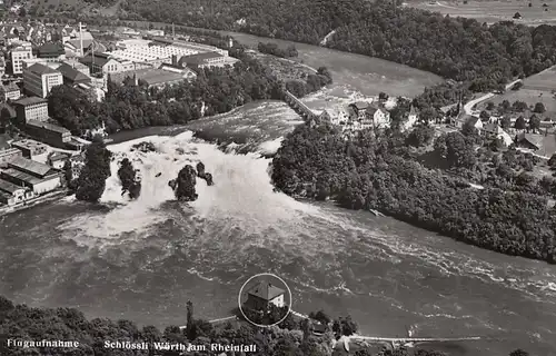 Schlössli Wörth am Rheinfall glum 1930? F2219