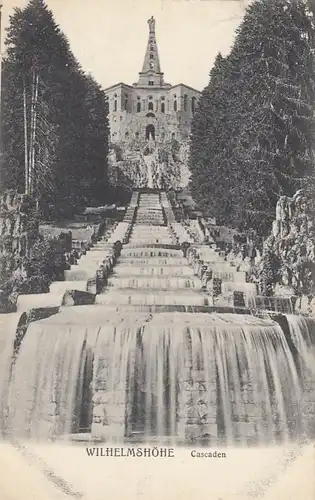Kassel, Wilhelmshöhe, Herkules und Kaskaden gl1905 E7981