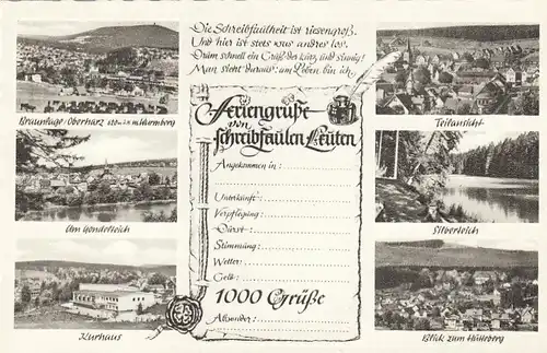Braunlage/Harz, Kurzgrußkarte ngl E7991