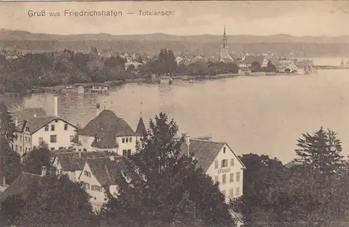 Friedrichshafen am Bodensee, Totalansicht feldpgl1915 E9767