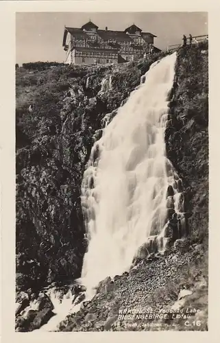 Riesengebirge, Elbfall unter Elbfallbaude ngl E6549