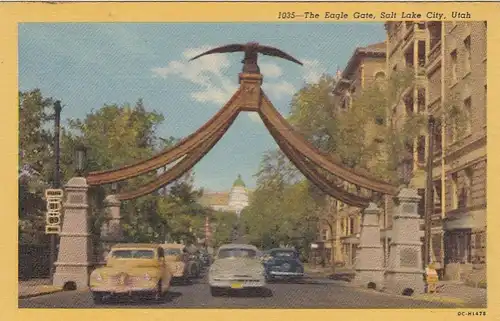 Salt Lake City, Utah, The Eagle Gate ngl E8697
