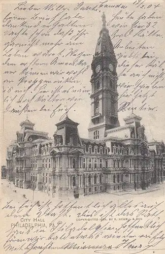 Philadelphia, Pa., City Hall gl1944 E8710
