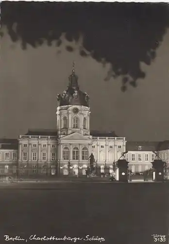 Berlin, Charlottenburger Schloß bei Nacht gl1969 E6614