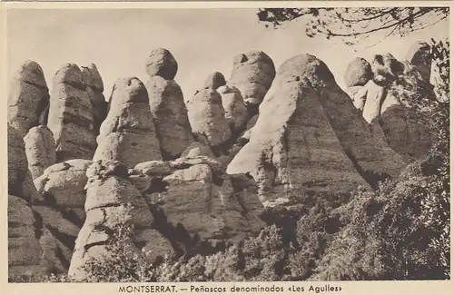 Montserrat, Penascos denominados les Agulles ngl F2375