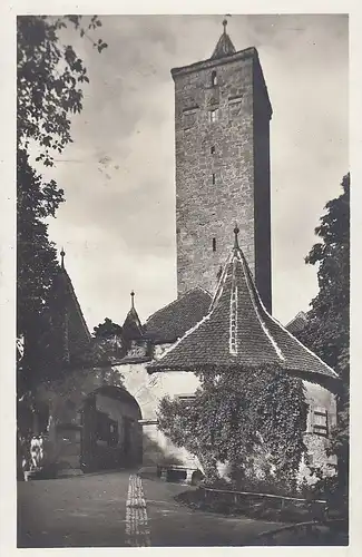 Rothenburg o.T., das Burgtor ngl F0105