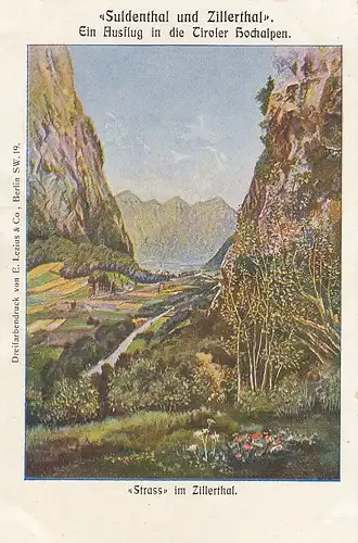 Suldenthal und Zillerthal, Strass im Zillerthal ngl F2425