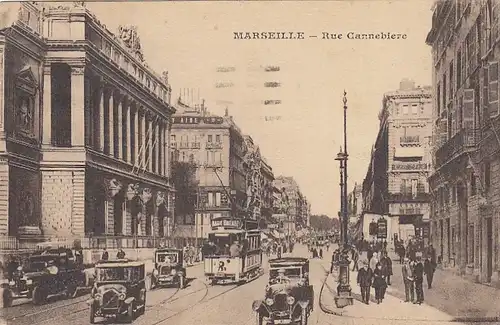 Marseille, Rue Cannebiere gl1927 E8948