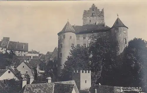 Meersburg Bodensee, Schloss-Ansicht ngl E6825