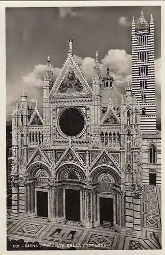Siena, Facciata della Cattedrale ngl F1503