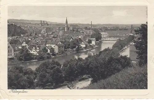 Kempten im Allgäu, Teilansicht gl1929 E6867