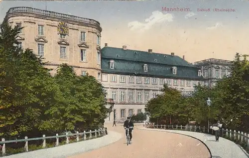 Mannheim, Schloss, Rheinseite ngl F2543