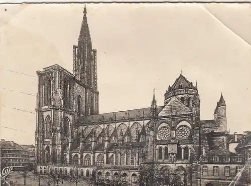 Strasbourg, La Cathedrale, Côté Sud gl1923? F2596