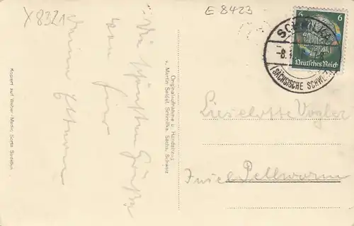 Sächs.Schweiz, Schmilka mit Elbdampfer, Restaurant Prüfer gl1936 E8423