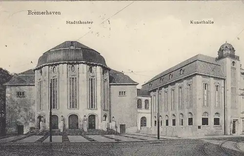 Bremerhaven, Stadttheater, Kunsthalle bahnpgl1912 E8375